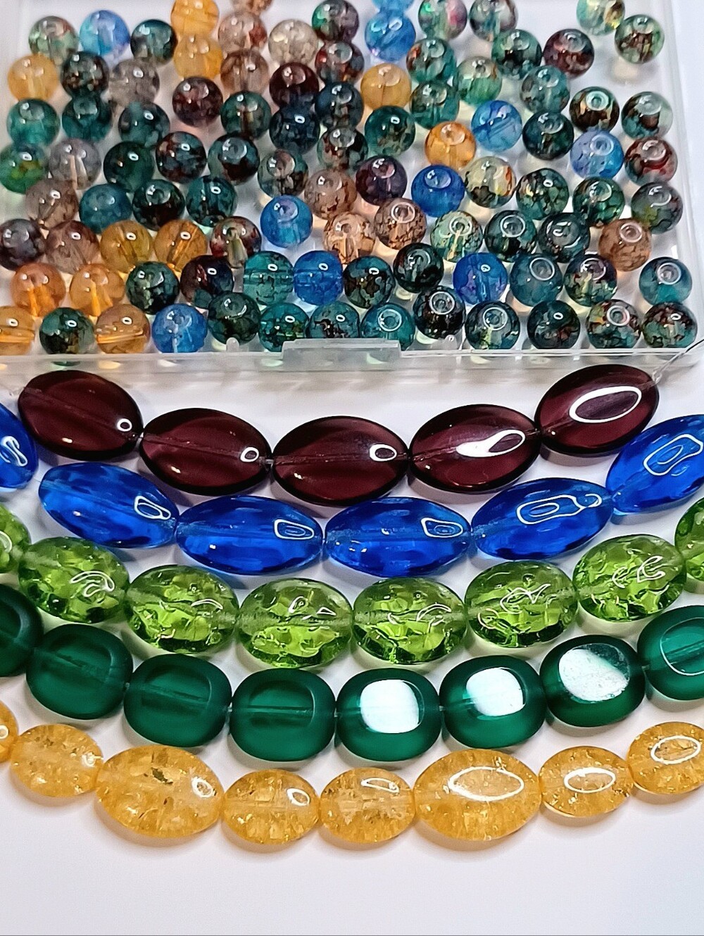 Jewelry-making Glass beads 145pcs